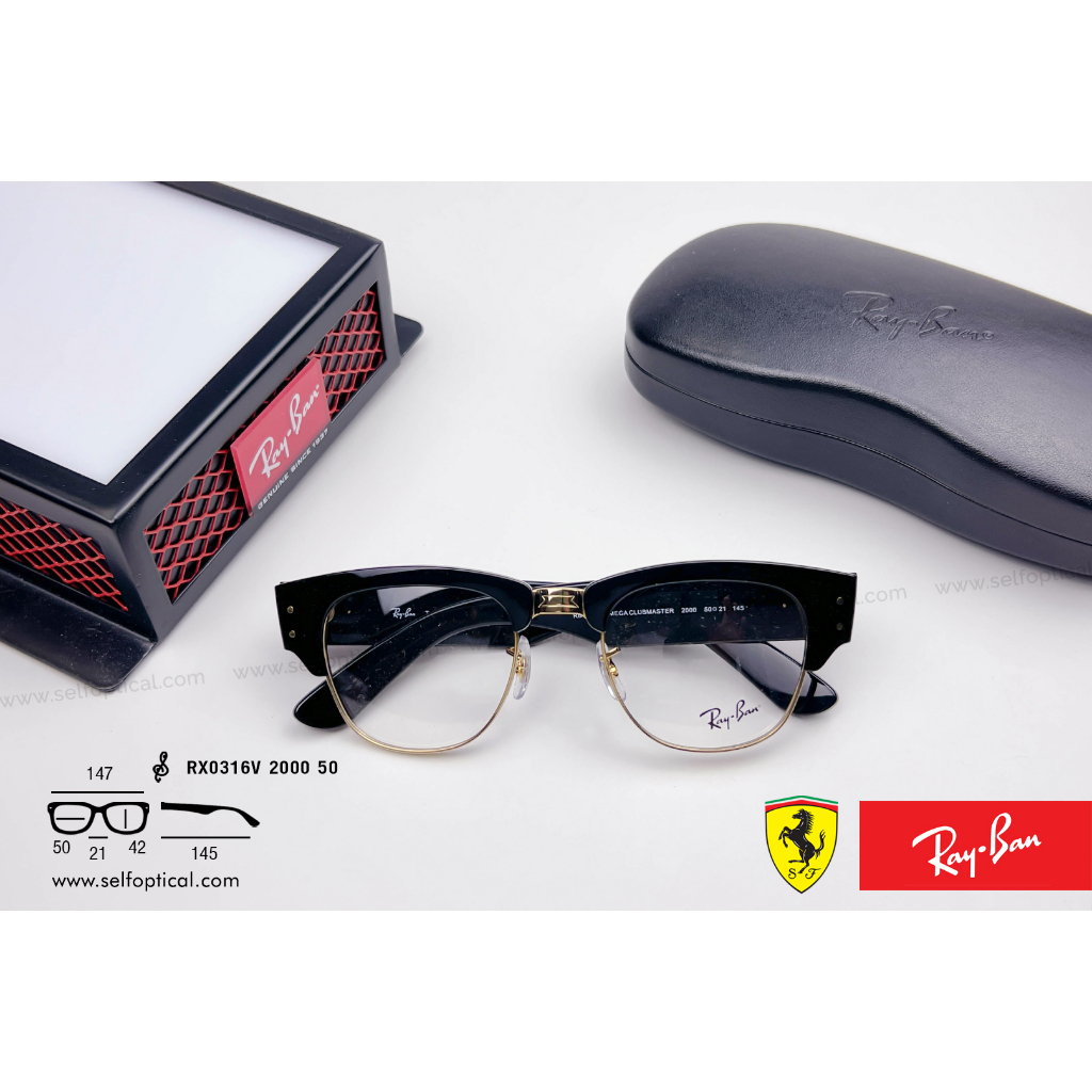 กรอบแว่น RX 0316 V ลิขสิทธิแท้ 💯% โดย SELF Optical