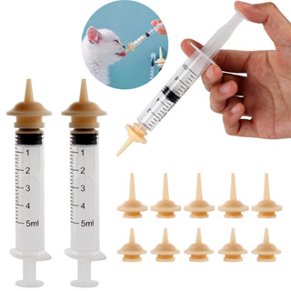 จุกป้อนนมแมว Pet Nipple จุกนมกระรอก จุกป้อนนมสัตว์ พร้อมหลอดป้อนนม 1ml 3ml 5ml 10ml