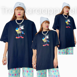 เสื้อยืด oversize เสริมไหล่ korea style code:3063ดำ