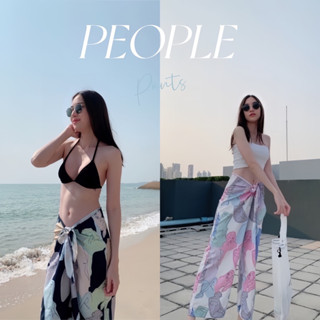 LOVEYOUMADLY.BKK - People pants🥓🍳 กางเกงใส่ไปทะเล กางเกงขายาวผูกเอว