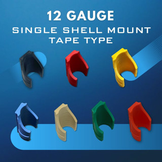 แผ่นติดตั้งลูกขนาด 12 GA แบบเดี่ยว ชนิด เทปกาว - Single Shell 12 Gauge Mount with Tape [Atom Design]