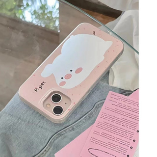 ✨สไตล์ใหม่✨เคสไอโฟน 14 Pro Max เคส for 11 12 13 Pro Max น่ารัก pig เคสพกพาสะดวก iPhone 13 Case เคสกันกระแทก