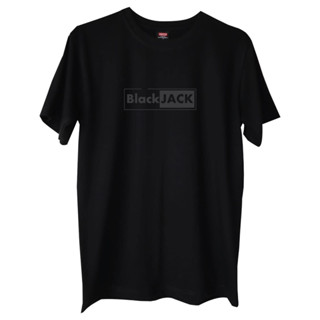 เสื้อยืดCotton ลายBlack Jack