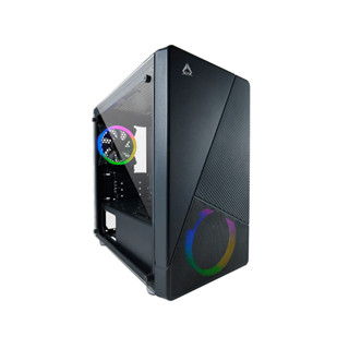 AZZA ( เคสคอมพิวเตอร์ คลุมไฟ ARGB ได้ ) AZZAZ NOIR 130 MICRO ATX MID TOWER GAMING CASE