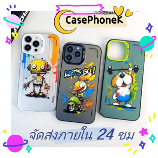 ✨จัดส่งภายใน 24 ชม✨เคสไอโฟน12 13 14 Pro For 11 กราฟฟิตี หวานเท่ ความคิดสร้างสรรค์ ลูกสุนัข ความนิยม การป้องกันการตก Case