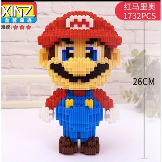 บล็อกตัวต่อขนาดเล็กการสะกด DIY Set Marioสร้างสรรค์จิ๊กซอว์ปริศนาของเล่นทำมือตกแต่งบ้าน