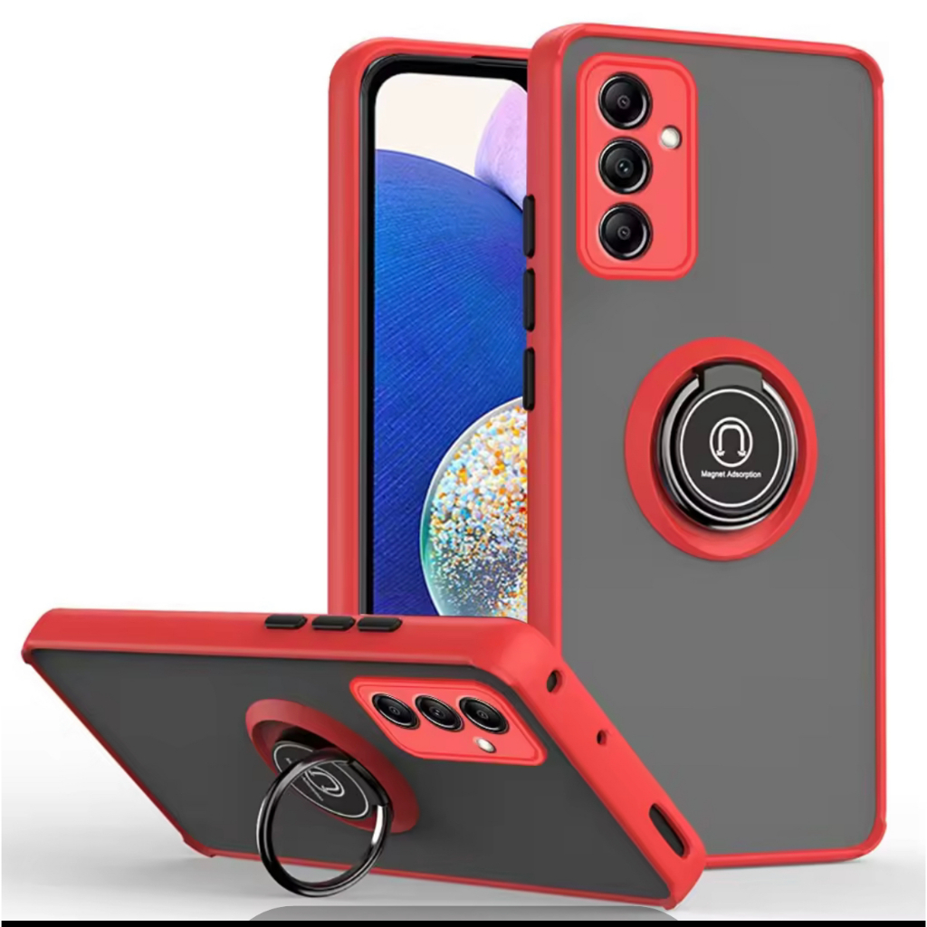 เคสโทรศัพท์มือถือ ป้องกันเลนส์กล้อง กันกระแทก พร้อมแหวนขาตั้ง สําหรับ SAMSUNG A34 A54 A24 A14 5G A13 5G A52 A52S A53 A73 - รูปที่ 5