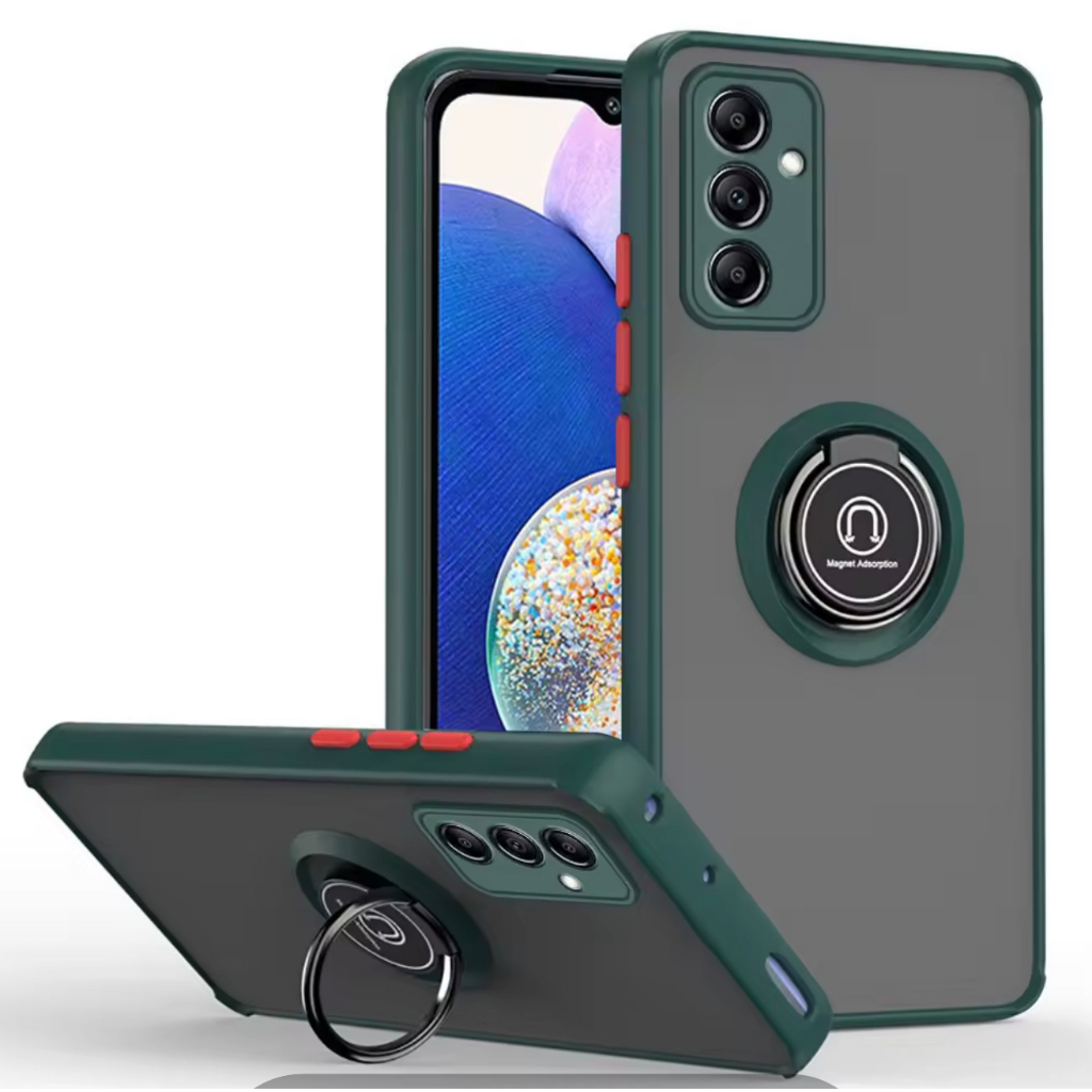 เคสโทรศัพท์มือถือ ป้องกันเลนส์กล้อง กันกระแทก พร้อมแหวนขาตั้ง สําหรับ SAMSUNG A34 A54 A24 A14 5G A13 5G A52 A52S A53 A73 - รูปที่ 7