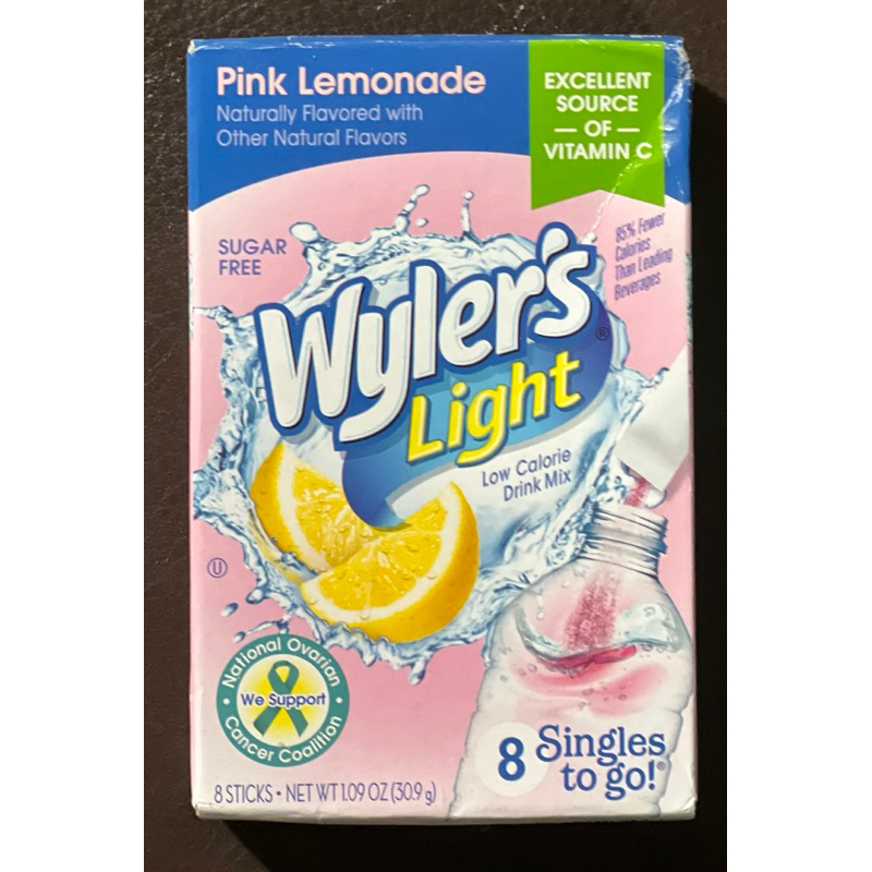 wyler’s Light: Pink Lemonade, Sugar free