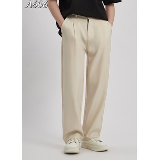 PAPA.XQ APO 606 SLACK PANTS (New! กางเกงสแลคทรงขากระบอกเล็ก พร้อมส่ง🔥💢)