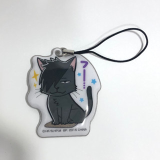 พวงกุญแจhaikyuu kuroo cat