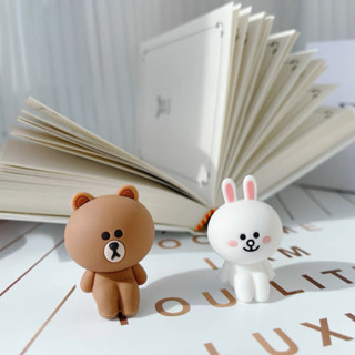 Mini Line Friends In Car Figures น้องเป็นฟิกเกอร์น้อย เอาไว้ติดในรถ