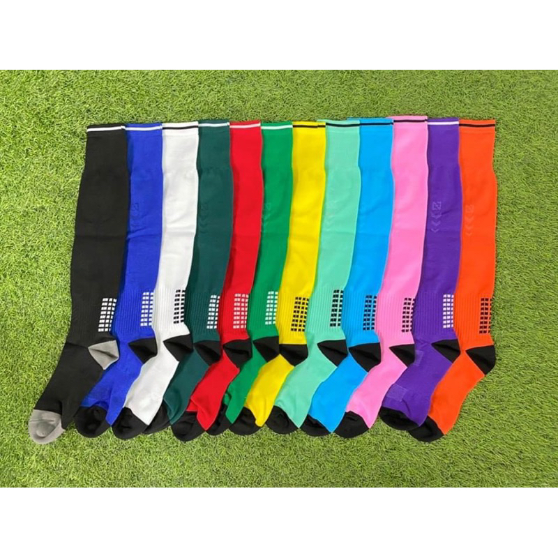 ถุงเท้าฟุตบอลยาว CONNECT รุ่น CNS-3 สีล้วน มี 12 สี พร้อมส่งทุกวัน