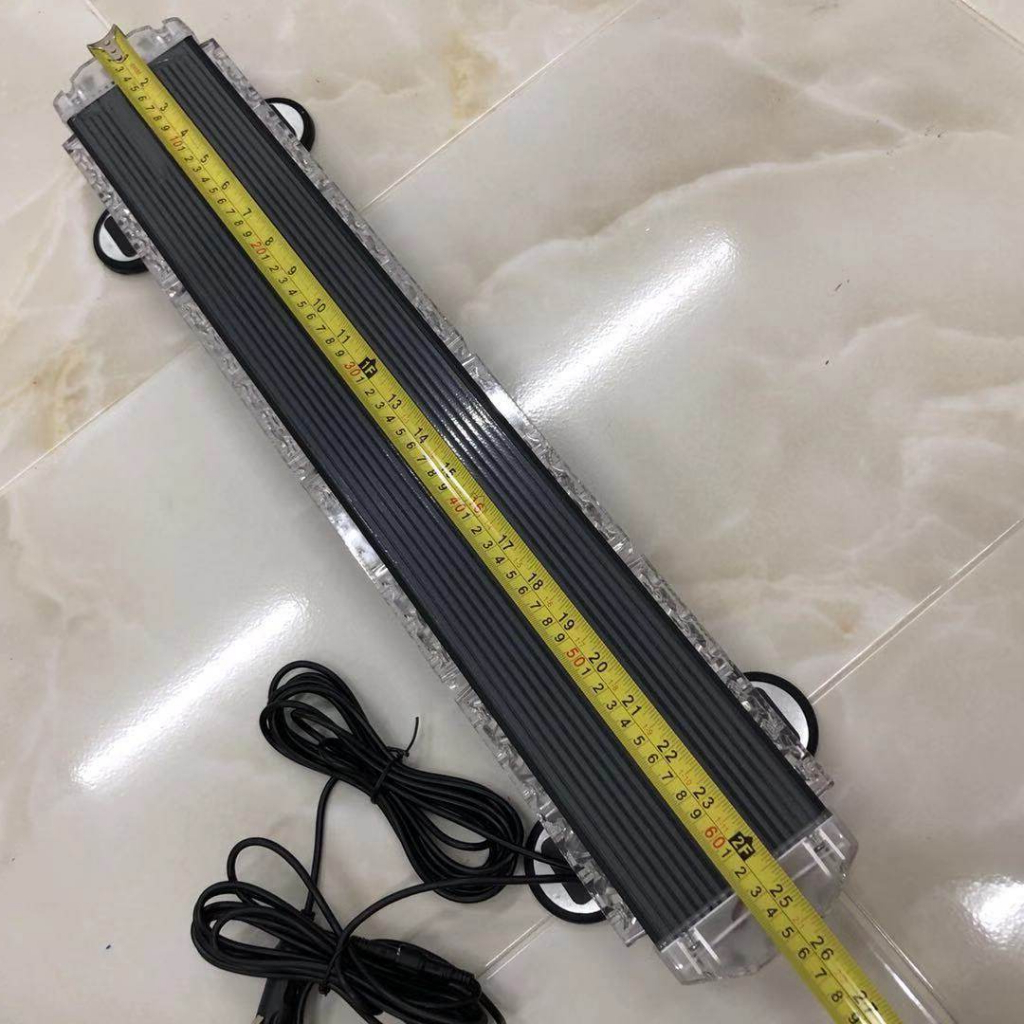 ไฟไซเรน 316-4 ติดหลังคา 4 ท่อน 4 หน้า หลอดไฟ LED ความยาว 67 CM 12v-24v(สีเหลือง) (แดง) (แดง-น้ำเงิน) - รูปที่ 7