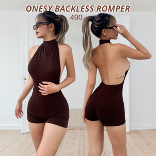 HH408🤎ONESY BACKLESS ROMPER