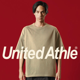 United Athle® บิ๊กซิลลูเอท เสื้อยืดทรงโอเวอร์ไซส์ - กากี S88