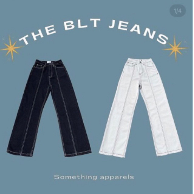 ส่งต่อ something apparels BLT jeans สีดำ xs ไม่มีตำหนิ