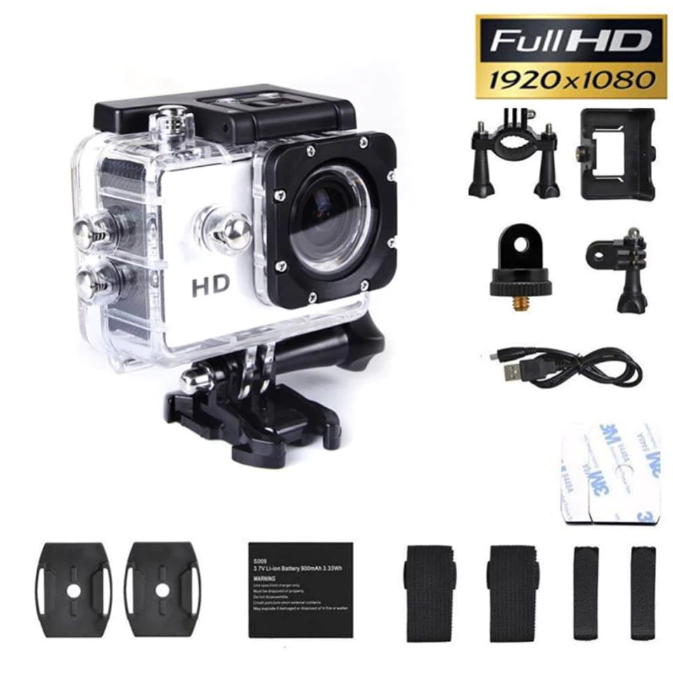 จัดส่งด่วน กล้องติดหมวก กล้องกันน้ำ W7 Sport Action Camera 2.0" LCD Full HD 1080P กล้องแอคชั่น thumbnail 5