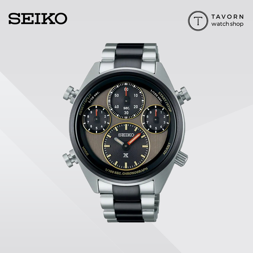 นาฬิกา SEIKO PROSPEX SPEEDTIMER 1/100 sec. Solar Chronograph รุ่น SFJ005P