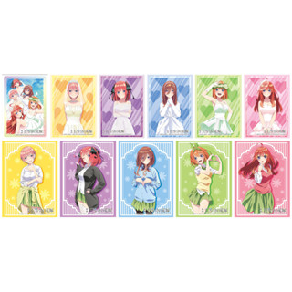 เศษสลีฟ Bushiroad Sleeve Movie Gotoubun no Hanayome : Nakano Ichika, Nino, Miku, Yotsuba, Itsuki