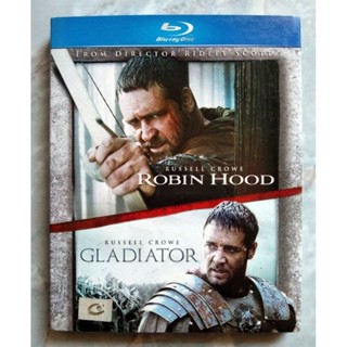 📀 BLU-RAY ROBIN HOOD + GLADIATOR 📀📀บรรจุ 2 แผ่น *แยกแผ่นด้านใน 📌อ่านรายละเอียดแผ่นด้านล่าง