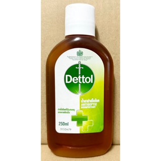 Dettol 250 ml (Exp 06/2024) มงกุฎ ฉลากไทย ใช้กับร่างกายได้