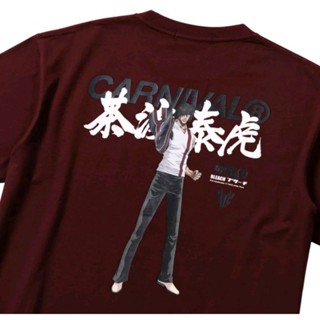 เสื้อยืด carnival x bleach sado maroon ไซส์ xl