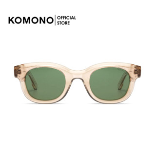 KOMONO Owen Champagne แว่นกันแดดทรงกลม สีใส