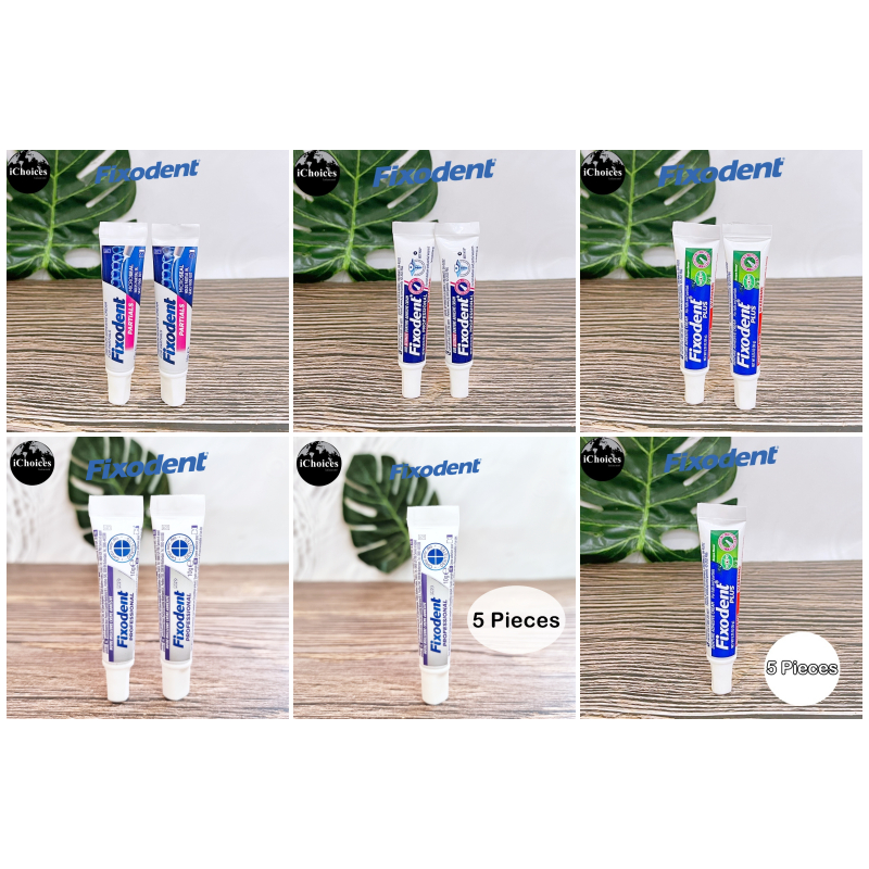 [Fixodent] Denture Adhesive Cream 10 g ฟิกโซเดนท์ ครีมติดฟันปลอม ขนาดพกพา