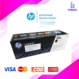 หมึกโทนเนอร์ HP 36A สีดำ ของแท้ Black Original Toner Cartridge (CB436A)ใช้ได้กับเครื่อง HP LaserJet P1505 M1522