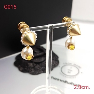 ต่างหู ตุ้มหู G พร้อมส่ง ถูกที่สุด!!งานดีสุด!!G015