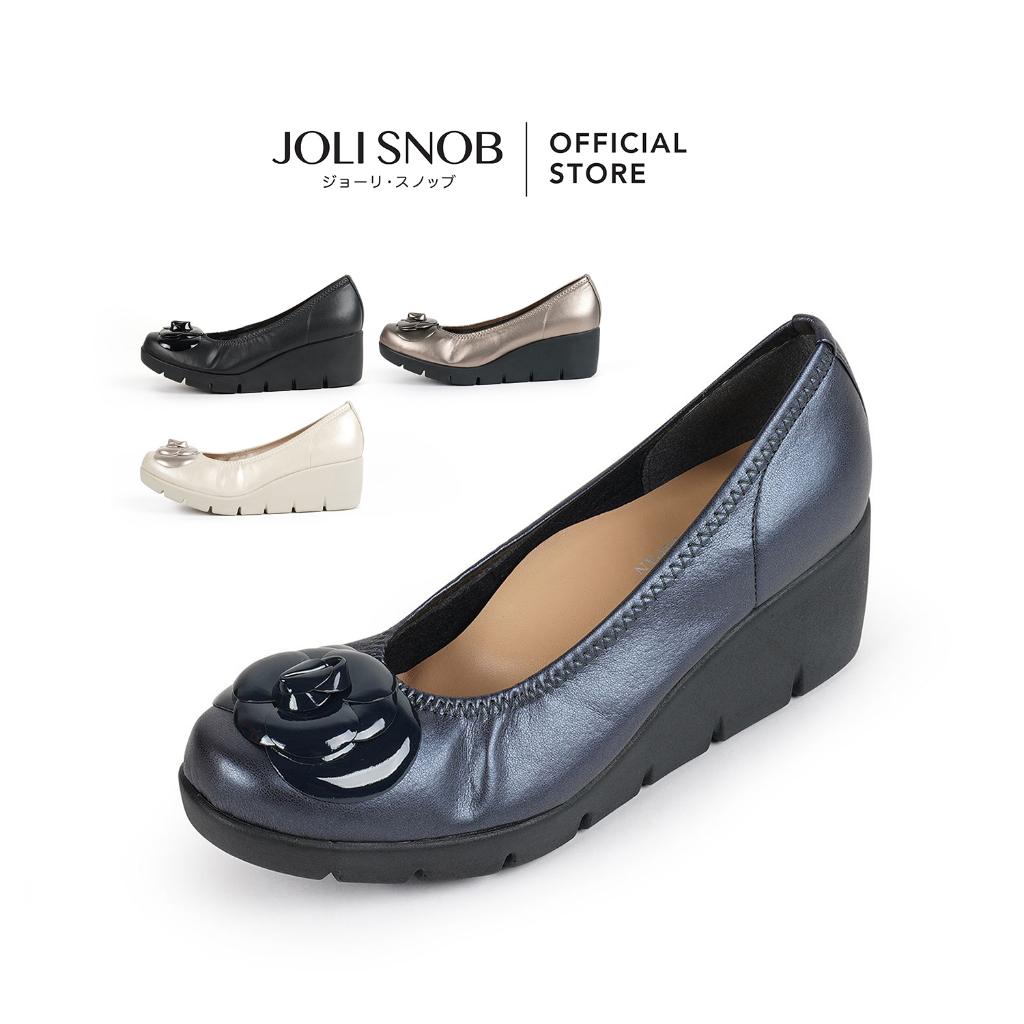 JOLI SNOB | Comfort High Heels รองเท้าส้นสูง ใส่สบาย ผู้หญิง Made in Japan |  「Camellia」 FC-39608