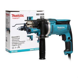 MAKITA M-8100B สว่านกระแทก สว่านกระแทกเจาะปูน 16 มม.(710W)ของแท้รับประกัน1ปี