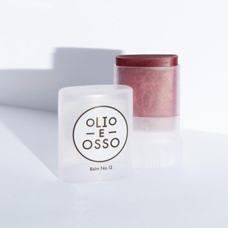 Olio E Osso Color Lip Balm No.12 - Plum (10g) ผลิตจากส่วนผสมธรรมชาติ 100% Hand made in USA.