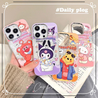 🔥สไตล์ใหม่🔥เคสไอโฟน iphone 11 14 Pro Max บุคลิกภาพ การ์ตูน น่ารัก ป้องกันการตก ขอบเต็ม iphone 12 13 Pro Case for iPhone