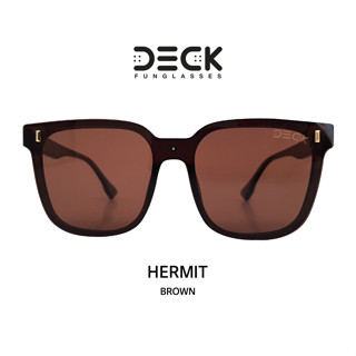 DECK แว่นตากันแดด รุ่น HERMIT - BROWN ของแท้ รับประกันศูนย์ 1ปี