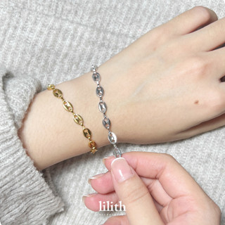 Lilith - Beans Chain Stainless Bracelet สร้อยข้อมือ สร้อยคอ สแตนเลส y2k