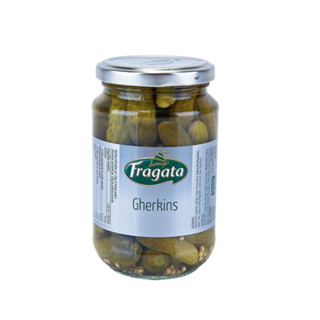 แตงกวาดอง ฟรากาต้า GHERKINS FRAGATA ขนาด 345 กรัม แตงกวาดองแสนอร่อยเนื้อกรุบกรอบรสชาติกลมกล่อม มีเก็บเงินปลายทางค่ะ