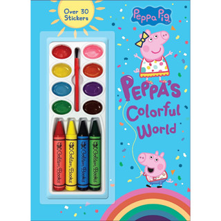 Peppas Colorful World (Peppa Pig) Paperback – Sticker Book