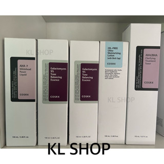 พร้อมส่ง COSRX BHA Blackhead, AHA/BHA Toner, AHA 7 Whitehead, Galactomyces, Snail, Two in One Poreless, Oil-free