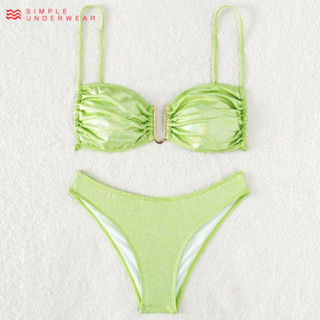 [ พร้อมส่ง ] 150 bikini simple ชุดว่ายน้ำ