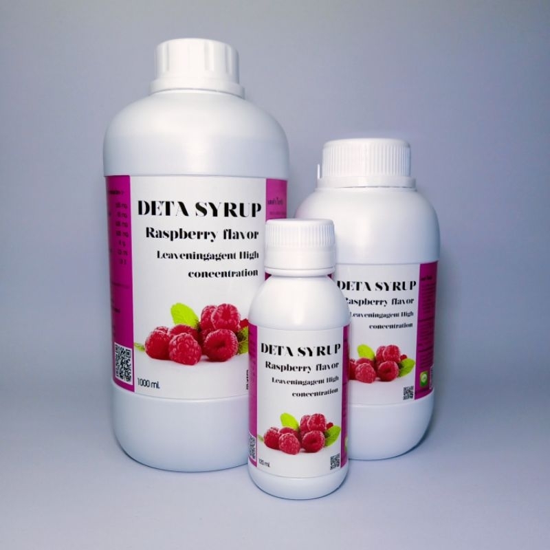 Syrup ราสเบอร์รี่ไอวา หอมหวานเข้มข้น 60ML 120ML 250ML 500ML 1000ML