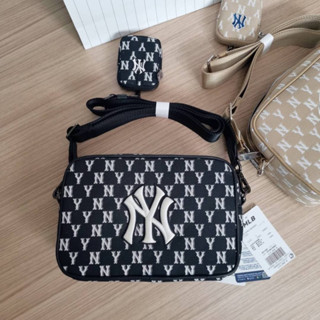 พร้อมส่ง MLB monogram cross bag กระเป๋าสะพายข้าง+ กระเป๋าลูก กระเป๋ามีช่องใส่ของ 3 ช่อง ใบใหญ่ จุของได้เยอะ