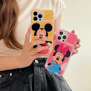 💕พร้อมส่ง💕iPhone 14 13 12 11 Pro Max เคส for เคสไอโฟน11 น่ารัก บางเบาพกพาง่าย การ์ตูน Disney แฟชั่น เรียบง่าย Case