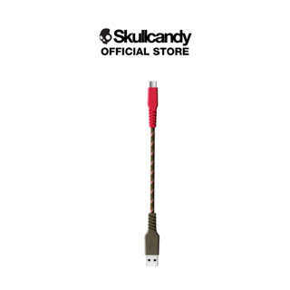 [SKULLCANDY] สายชาร์จมือถือและอุปกรณ์เสริม BRAIDED USB-A to USB-C สี STANDARD ISSUE