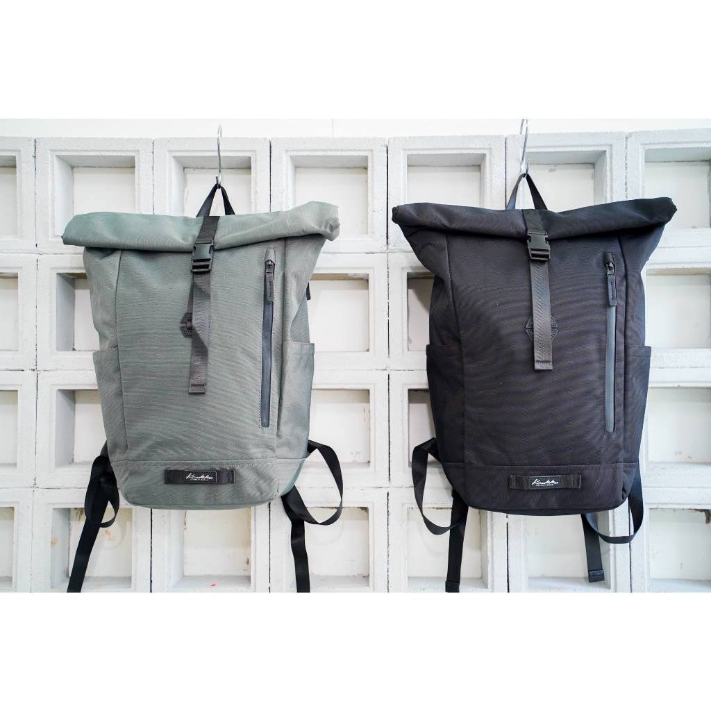 Bagsbird BM01 เป้สะพายหลังเคลือบกันน้ำ ซิปกันนํ้าช่องใส่โน๊ตบุ๊ครองรับ14 นิ้วขยายได้ 4นิ้ว