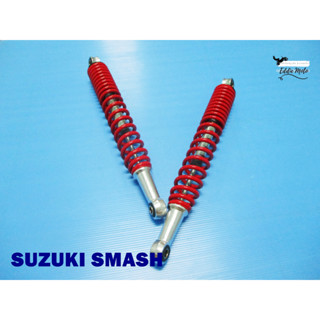 SUZUKI SMASH REAR SHOCK "RED" SPRING SET (370 mm.)  // โช๊คหลัง โช๊คอัพ สปริง สีแดง