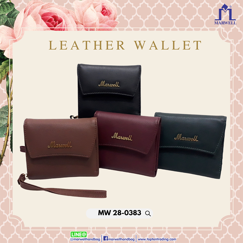 Marwell(มาร์เวลล์)กระเป๋าธนบัตร หนังแท้ รุ่น MW 28-0383
