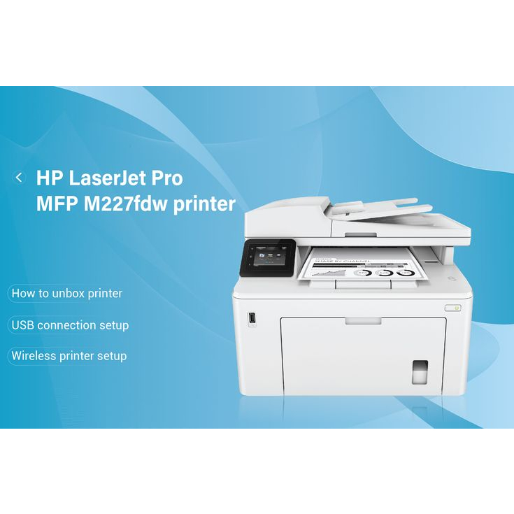 HP LaserJet Pro MFP M227FDW (ลดล้างสต๊อก) ***รบกวนอ่านรายละเอียดก่อนสั่งซื้อครับ***