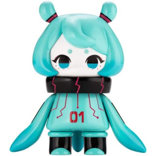 จัดส่งตรงถึงญี่ปุ่น Hinomoto Heavy Industries Ocean Exploration Robot Denshi Tako 3 [Hatsune Mikucolor Ver.] PVC แบบไม่มีสเกลทาสีเคลื่อนย้ายได้ AF005